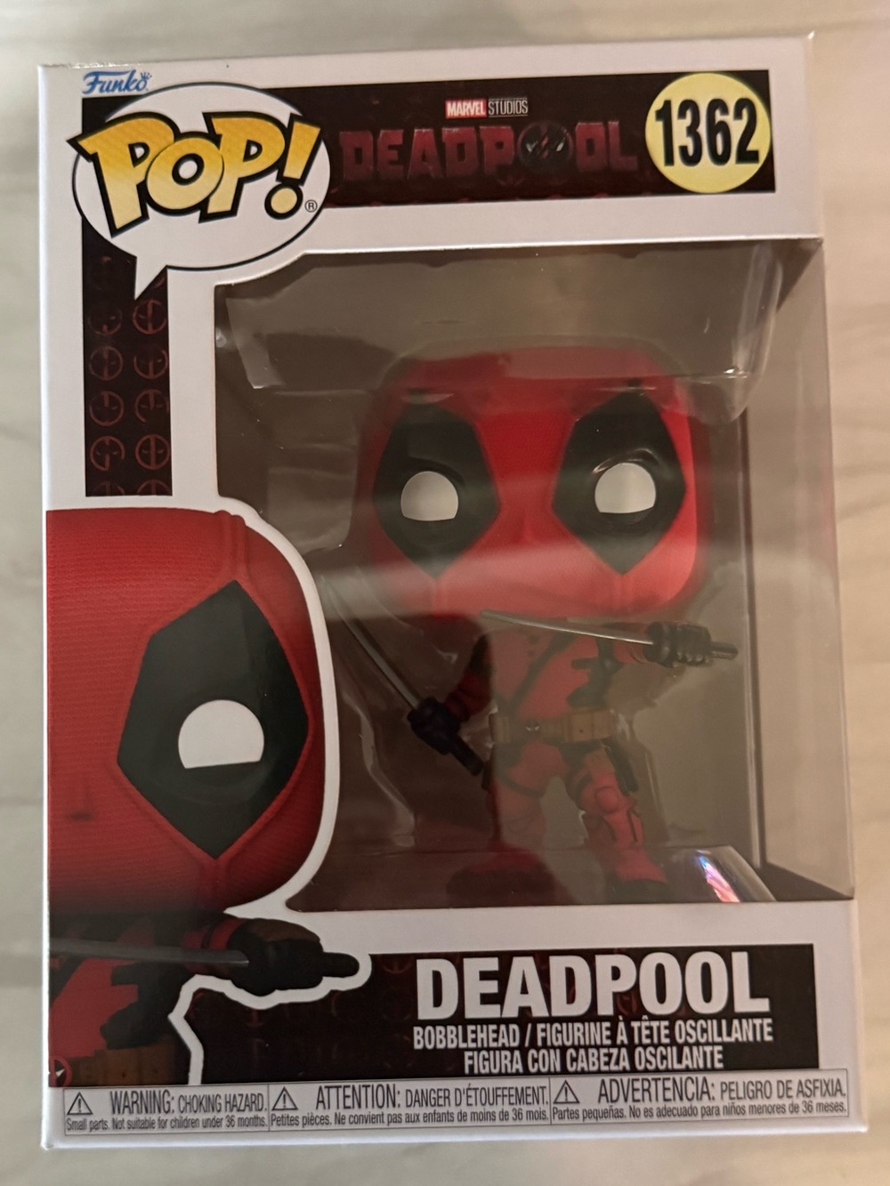 Funko POP! Deadpool Red & Black Vinyl Figure #1362